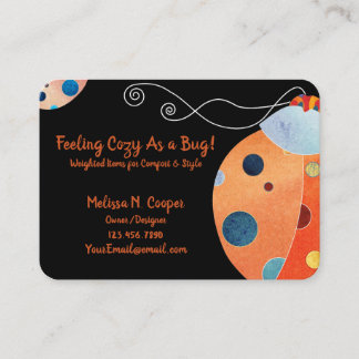 Carte De Visite Joli Ladybug coloré