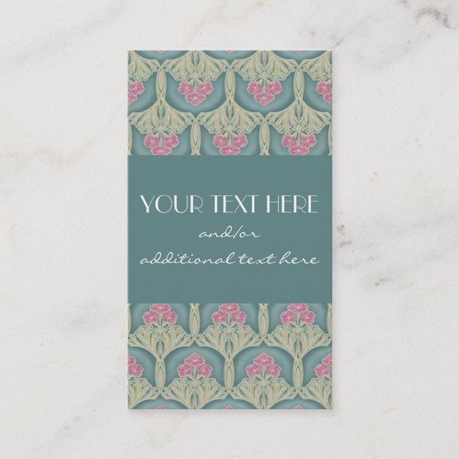 Carte De Visite Joli pétales (Devant)