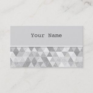 Carte De Visite Joli triangle grunge Motif II + vos idées