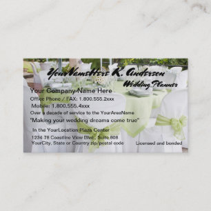 Carte De Visite Joli wedding planner de mariages