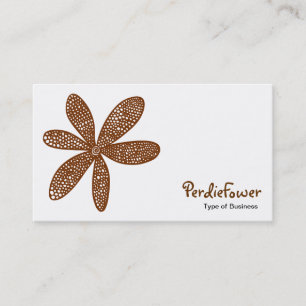 Carte De Visite Jolie Fleur - Noix 663300