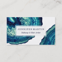 Jolie pierre bleue et Turquoise Agate Geode sur bl