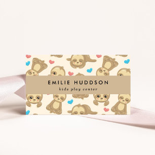 Carte De Visite Jolies fentes, Centre de jeux pour enfants, Centre