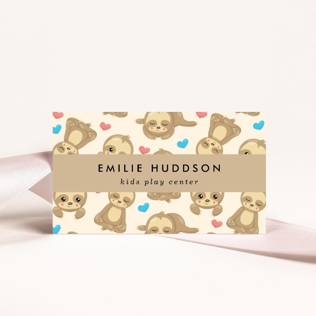 Carte De Visite Jolies fentes, Centre de jeux pour enfants, Centre (Créateur téléchargé)