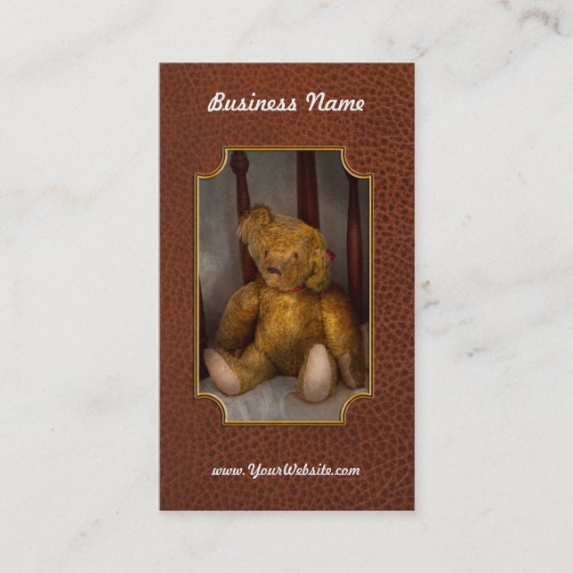 Carte De Visite Jouet - ours de nounours - mon ours de nounours (Devant)