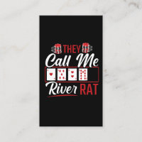 Joueur de poker de River Rat Funny Texas Holdem Lu