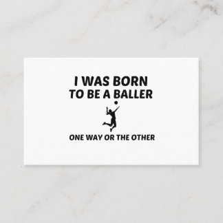 Carte De Visite Joueur de volley-ball