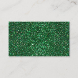 Carte De Visite Jour de l'Saint Patrick de points verts brillants