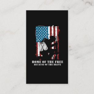 Carte De Visite Jour des anciens combattants : le drapeau américai
