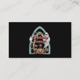 Carte De Visite Jour d'Halloween du Citrouille fantôme de la saiso