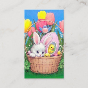 Carte De Visite Jour férié rétro vintage de Pâques