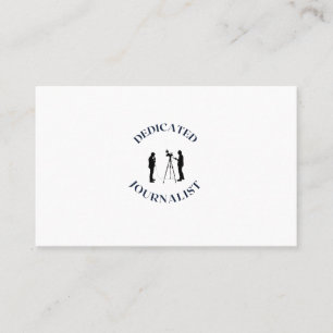 CARTE DE VISITE JOURNALISTE DÉDIÉ
