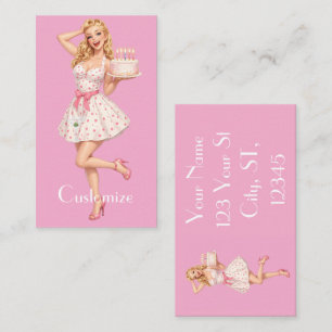 Carte De Visite Joyeuse Fête d'Anniversaire Fille de Thunder_Cove