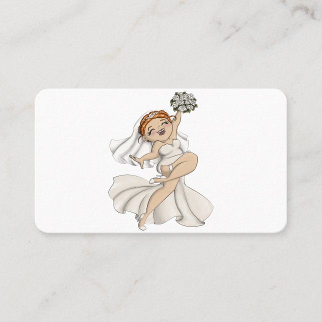Carte De Visite Joyeuse mariée 03 (Devant)