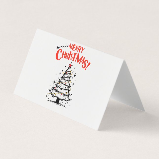 Carte De Visite joyeux noel en vous (Devant)