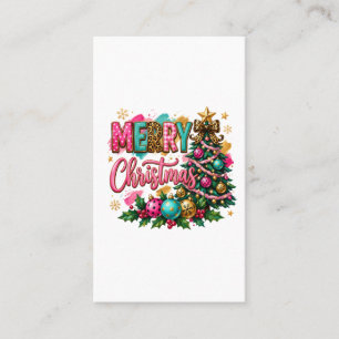 Carte De Visite Joyeux Noël prépa