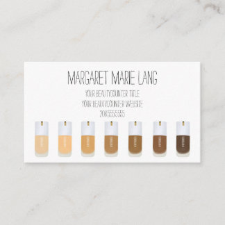 Carte de visite jumeau à peau dessiné à la main