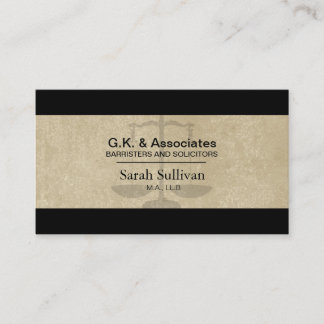 Carte de visite juridique - Avocat de Texture simp