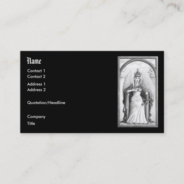Carte De Visite Justice (Devant)