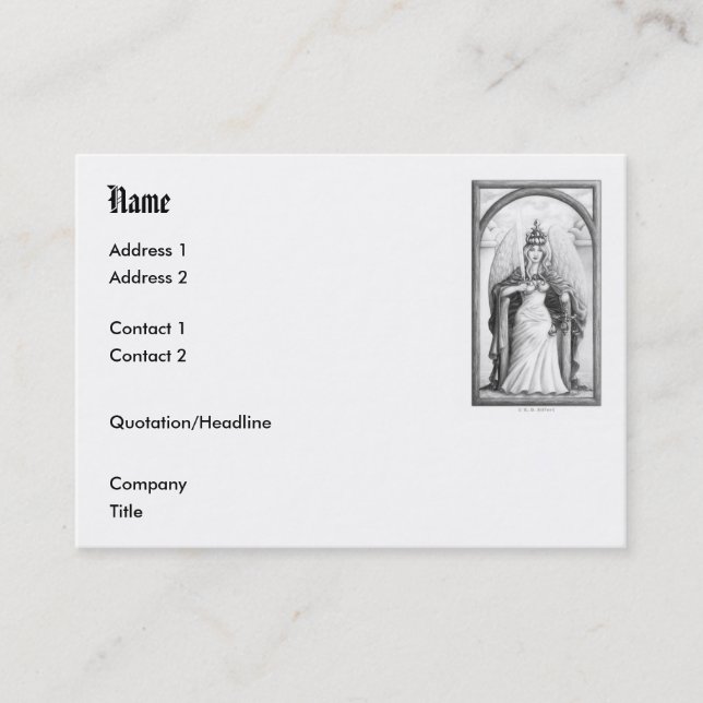 Carte De Visite Justice (Devant)