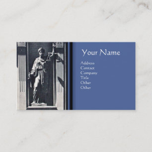 Carte De Visite JUSTICE BUREAU JURIDIQUE, PROCUREUR Topaz Monogram