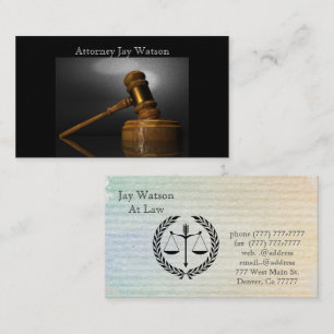 Carte De Visite Justice Law Office Personnalise Destiny Destiny'S