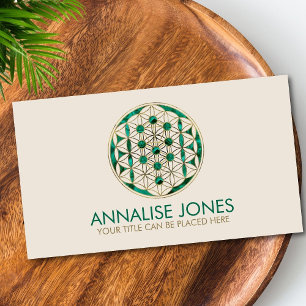 Carte De Visite Kabbalah L'Arbre de Vie - Fleur de Vie