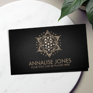 Carte De Visite Kabbalah L'Arbre de Vie Ornament de Géométrie Sacr