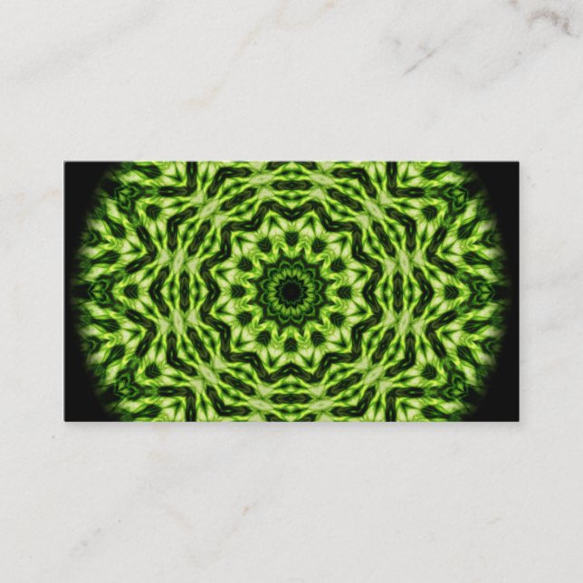 Carte De Visite Kaléidoscope de kiwi (Devant)