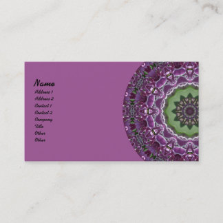 Carte De Visite Kaléidoscope de lilas