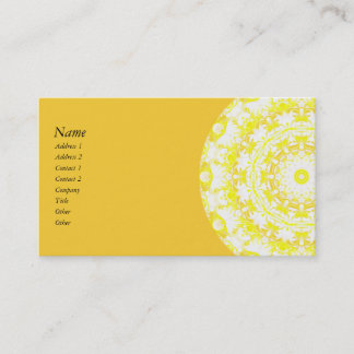 Carte De Visite Kaléidoscope de meringue de citron