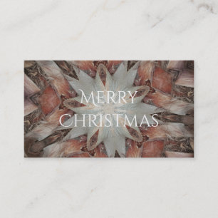 Carte De Visite Kaleidoscope Design Star du tronc de palmier