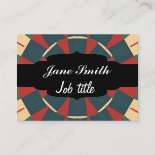 Carte De Visite Kaléidoscope mandalaïque