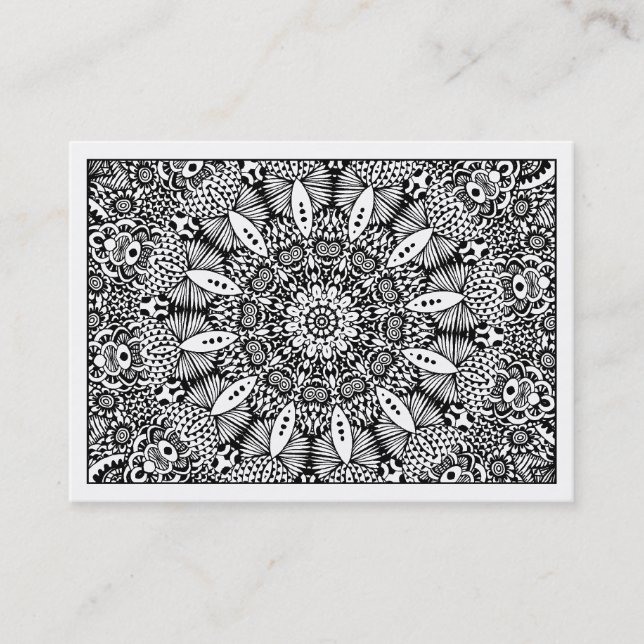 Carte De Visite Kaleidoscopic 019 (Devant)
