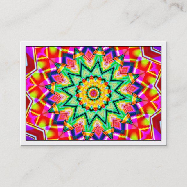 Carte De Visite Kaleidoscopique 10 (Devant)