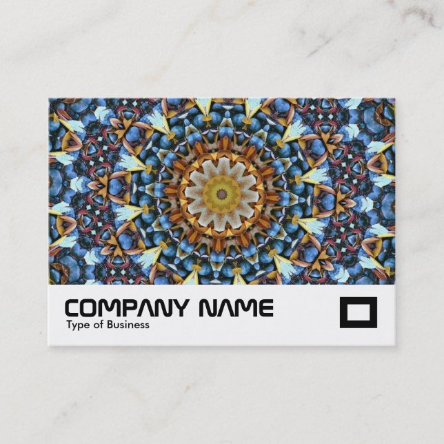 Carte De Visite Kaleidosope feuille et galets (Devant)