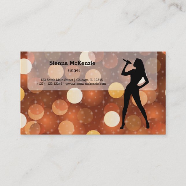 Carte De Visite Karaoke (Devant)
