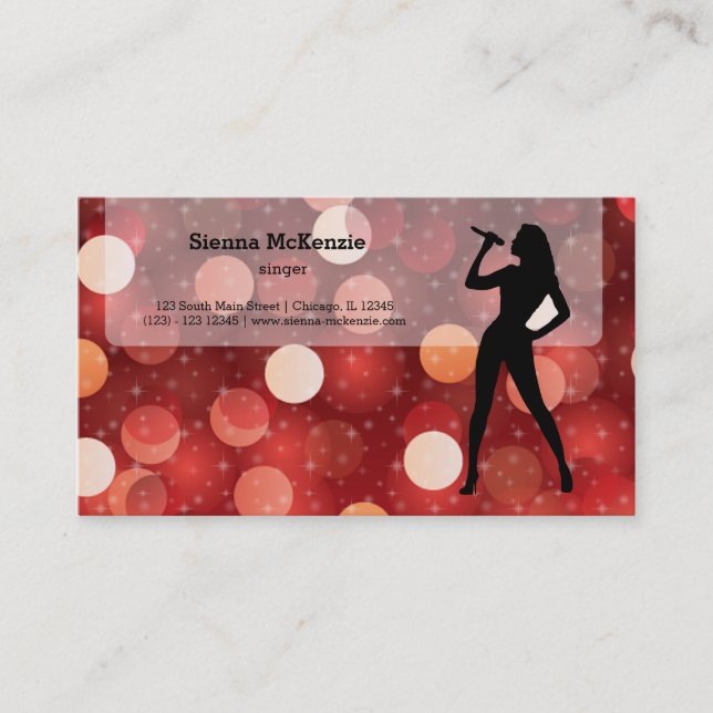 Carte De Visite Karaoke (Devant)