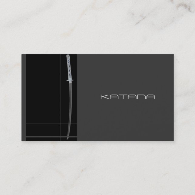 Carte De Visite Katana (Devant)