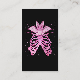 Carte De Visite Kawaii Anime Animal Pastel Goth Bat