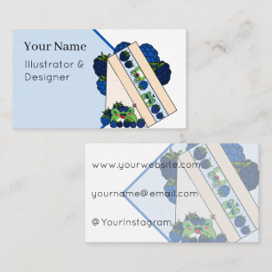 Carte De Visite Kawaii Grenouille Sandwich aux Mûres Sando