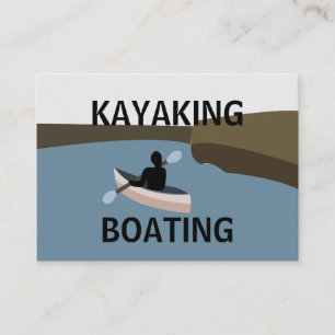 Carte De Visite Kayak Kayakisme Bateau