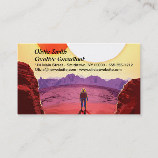 Carte De Visite Kepler Space Voyage Destination Planète Aventure