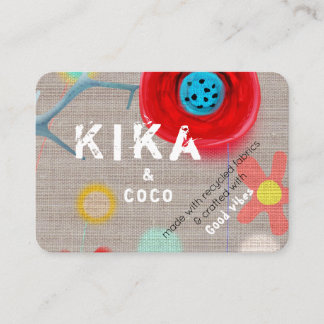 Carte De Visite Kika et Coco good Vibes