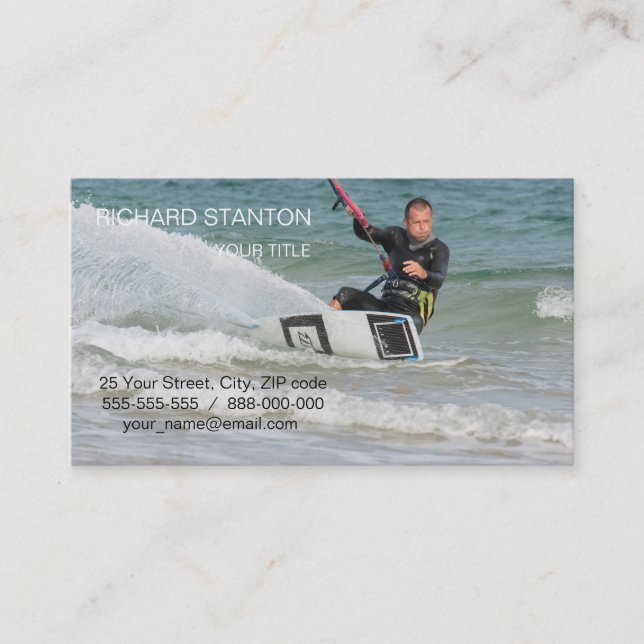 Carte De Visite Kitesurf (Devant)