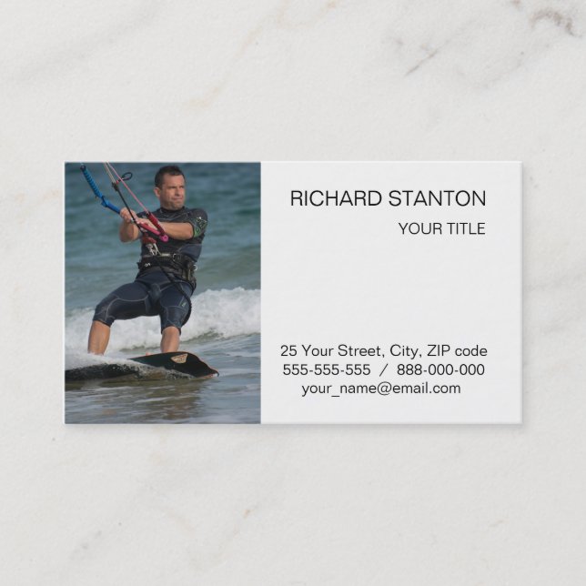 Carte De Visite Kitesurf (Devant)