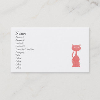 Carte De Visite Kitties à Paris