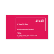 KLarge Linie Visitenkarte