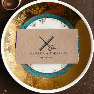 Carte De Visite Kraft Beauty Hair Studio Artiste professionnel