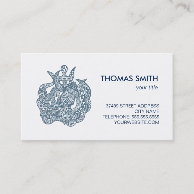 Carte De Visite Kraken le monstre de mer (Devant)